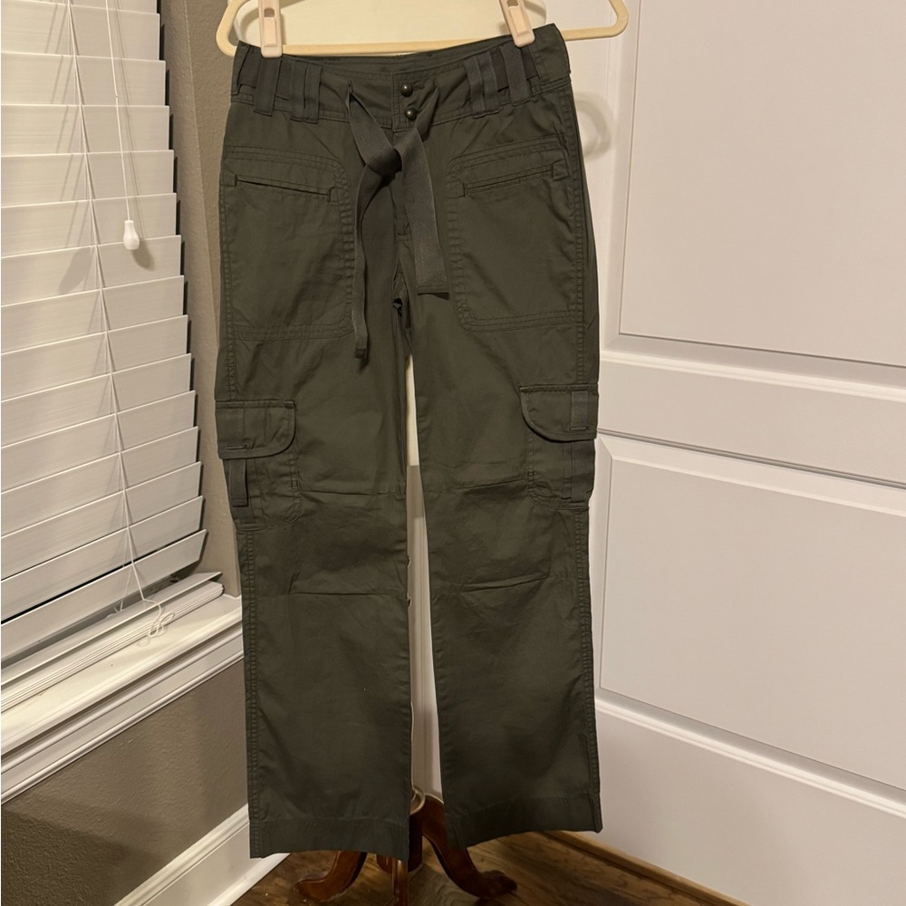 Banana Republic Dark Green Cargo Pants